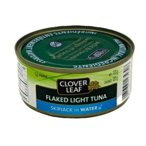 Tuna, Flaked Light, Skipjack in Water, Clover Leaf (170g)