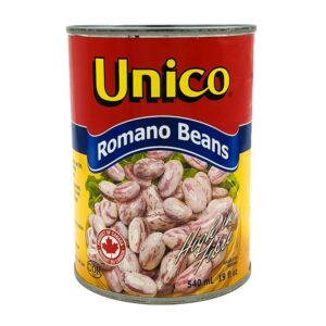 Beans, Romano, Canned, Unico (540mL)
