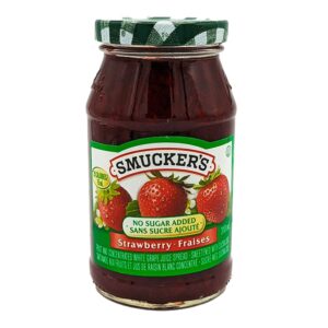 Jam, Strawberry, No Sugar Added, Smucker's (310mL)