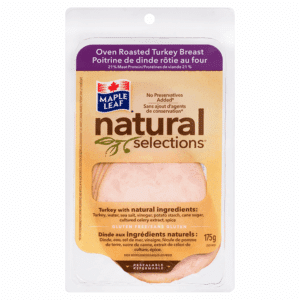 Turkey, Oven Roasted, Maple Leaf Natural Selections (175g)