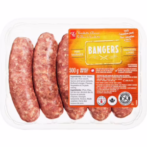 Sausages, Pork, Presidents Choice (500g) FREE
