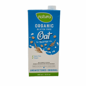 Oat Milk, Unsweetened Original, Natura, Organic, Gluten-Free (946mL)