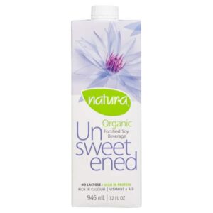 Soy Milk, Unsweetened, Natura, Organic, Gluten-Free (946mL)