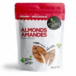 Almonds, Raw, Elan, Organic (200g)