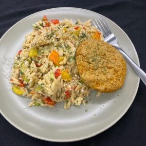 Chickpea Patty with Orzo & Feta, Frozen